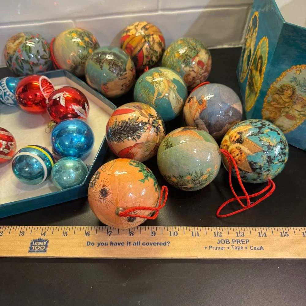 C & F Enterprises Christmas Ornaments Set 21pc Multicolor Angel Victorian Boxed